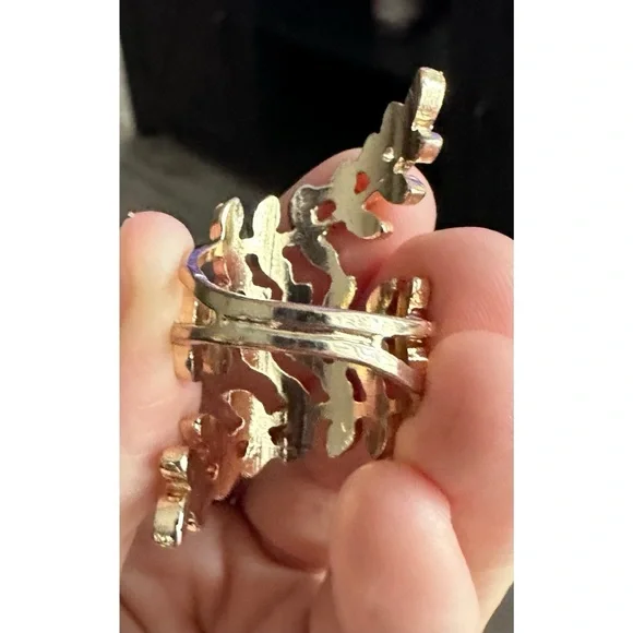 Brand New! Gold Rhinestone Wrap Around Ring - Picture 10 of 10